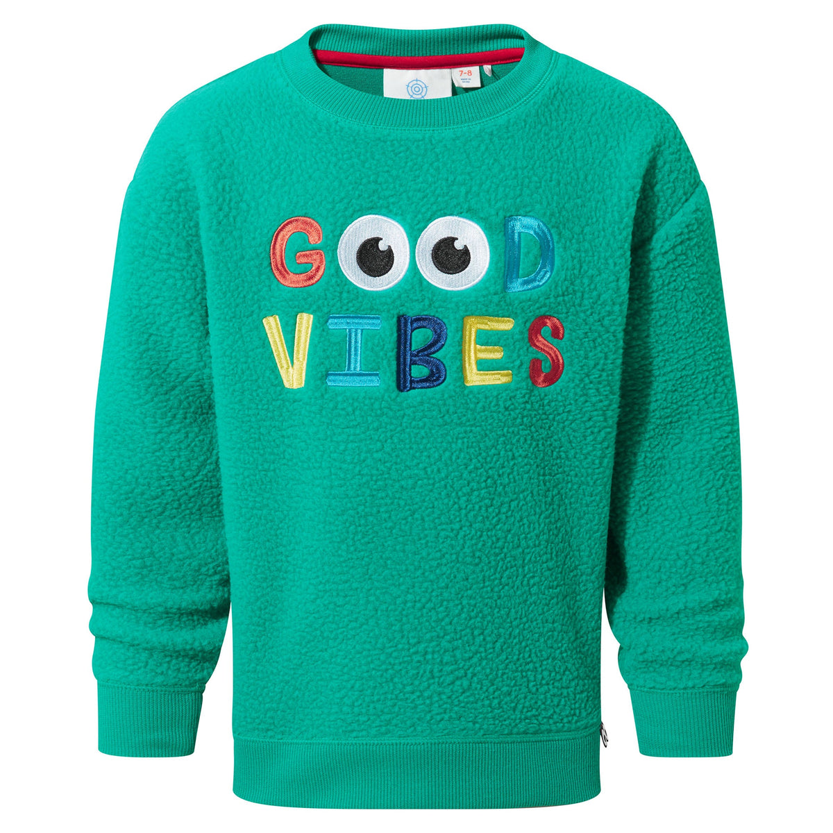 Swaledale Kids Shaun the Sheep Sherpa Sweat - Jungle Green - Image 6
