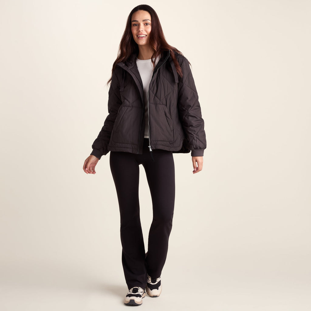Tasker Womens Lightweight Insulated Quilted Jacket - Chocolate Brown - Image 2