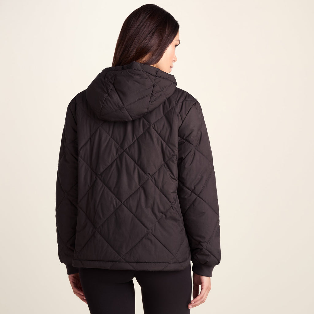 Tasker Womens Lightweight Insulated Quilted Jacket - Chocolate Brown - Image 3