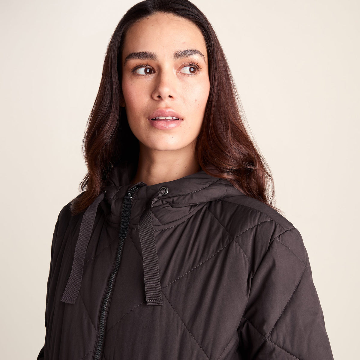 Tasker Womens Lightweight Insulated Quilted Jacket - Chocolate Brown - Image 5