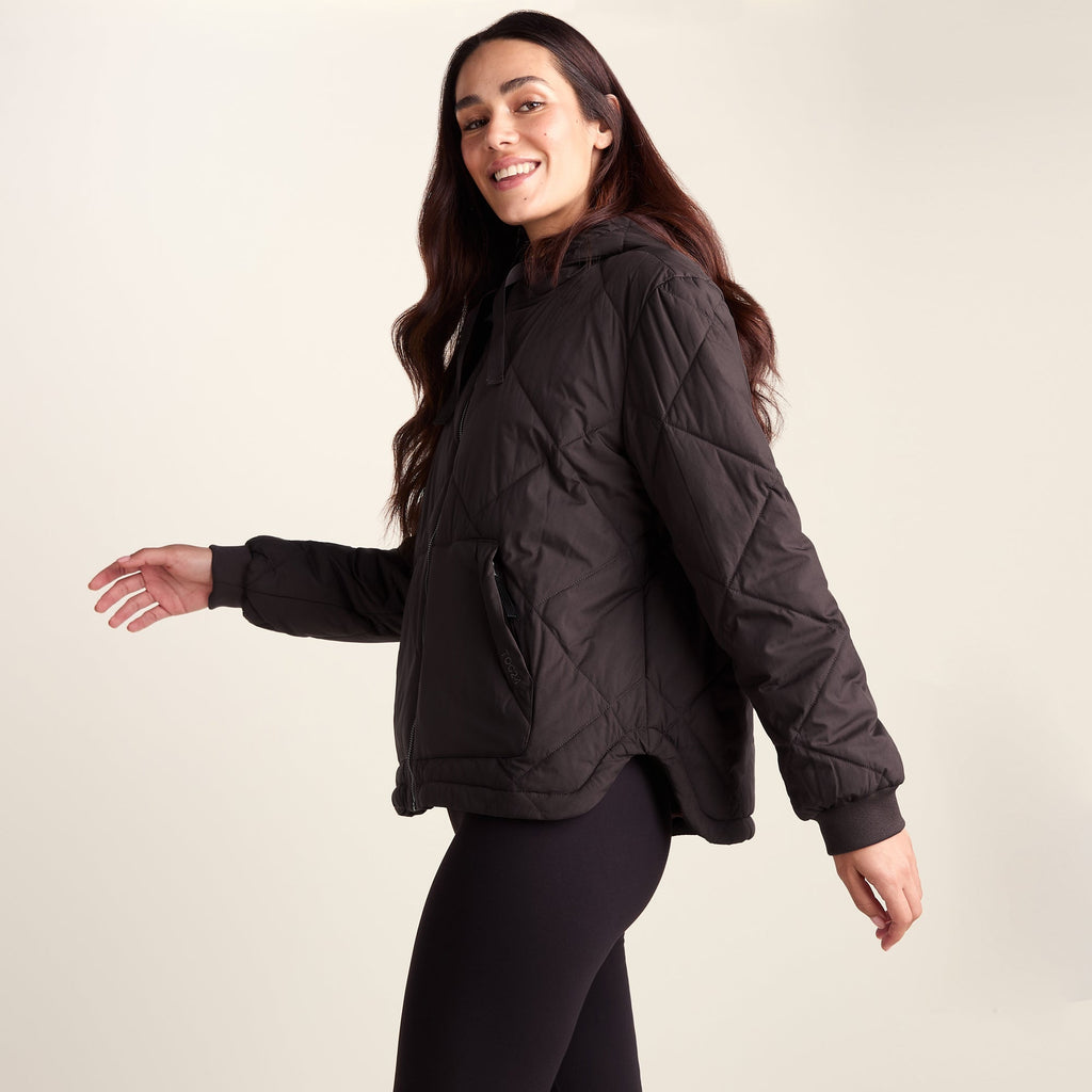 Tasker Womens Lightweight Insulated Quilted Jacket - Chocolate Brown - Image 6