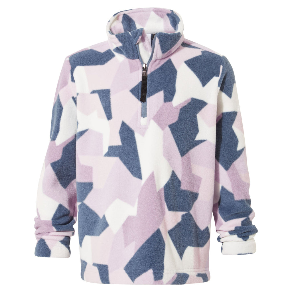 Toffolo Kids Zipneck Fleece - Abstract Mountain Print - Image 8