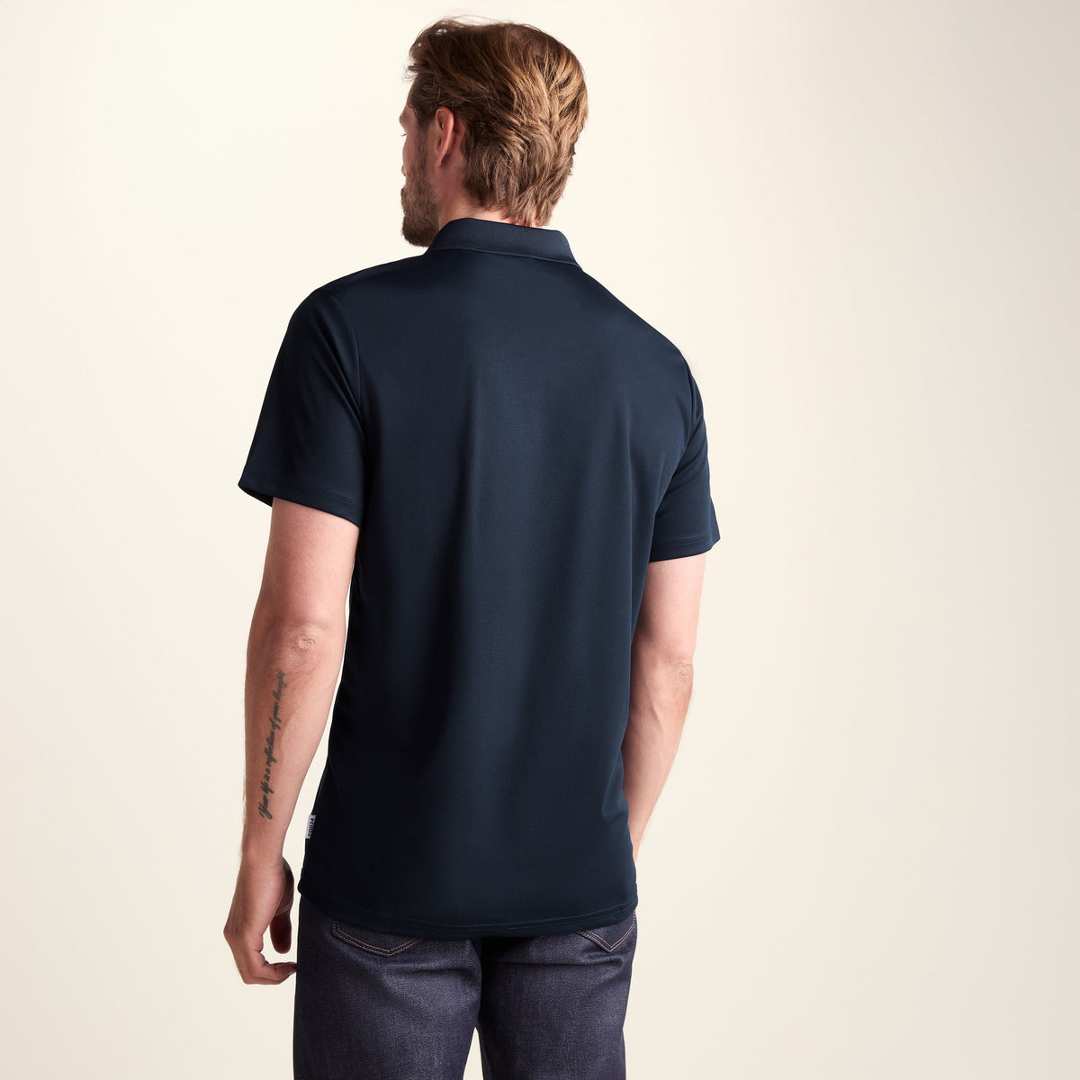 Torres Mens Tech Polo - Navy - Image 3