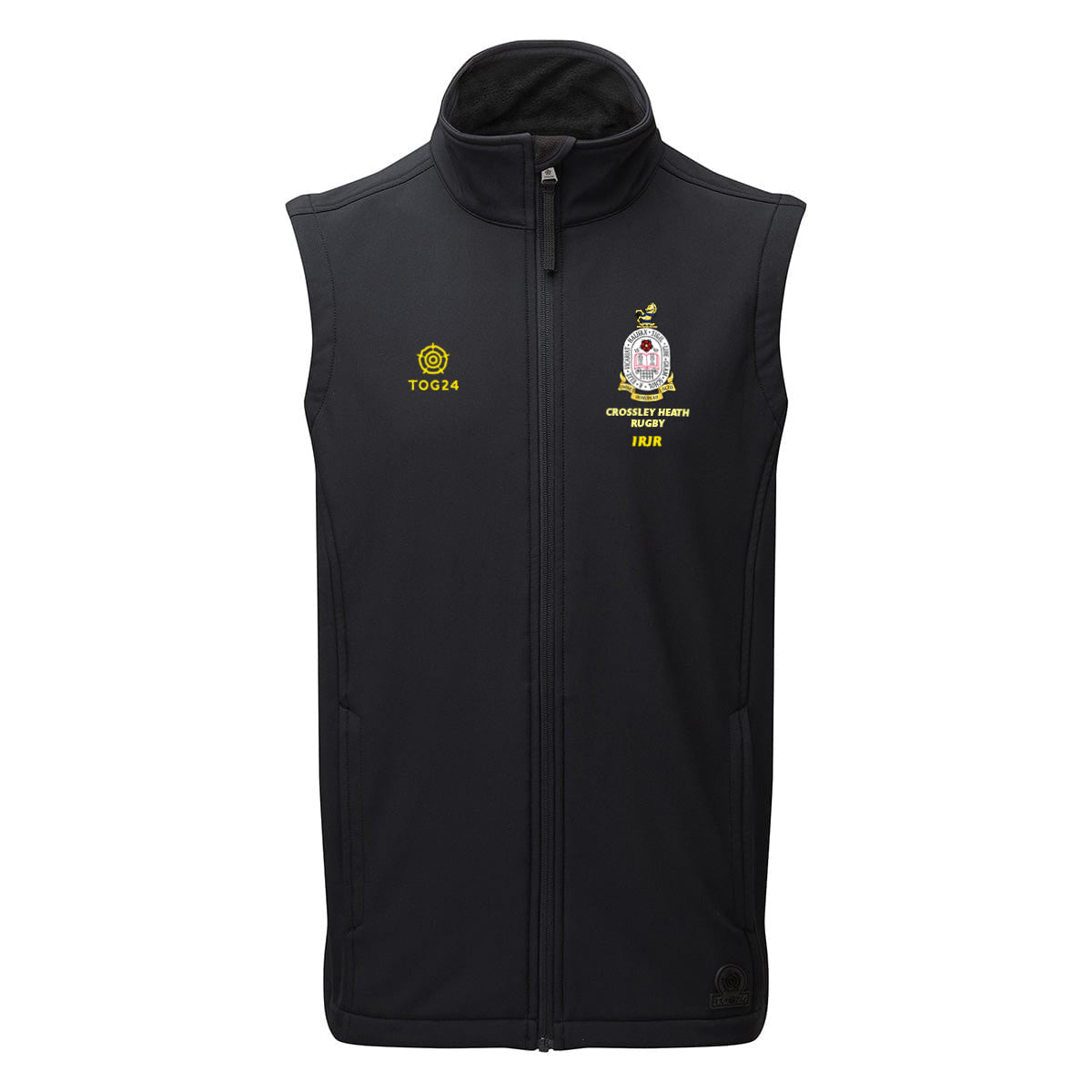 Crossley Heath Mens - Valley Softshell Gilet Black - Image 2