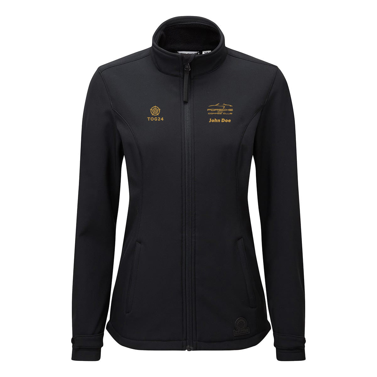 Porsche & Coffee Club Cabriolet Womens - Valley Softshell Jacket Black