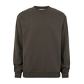 Warren Mens Relaxed Fit 100% Cotton Heavyweight Sweat - Ash Brown - Image 6