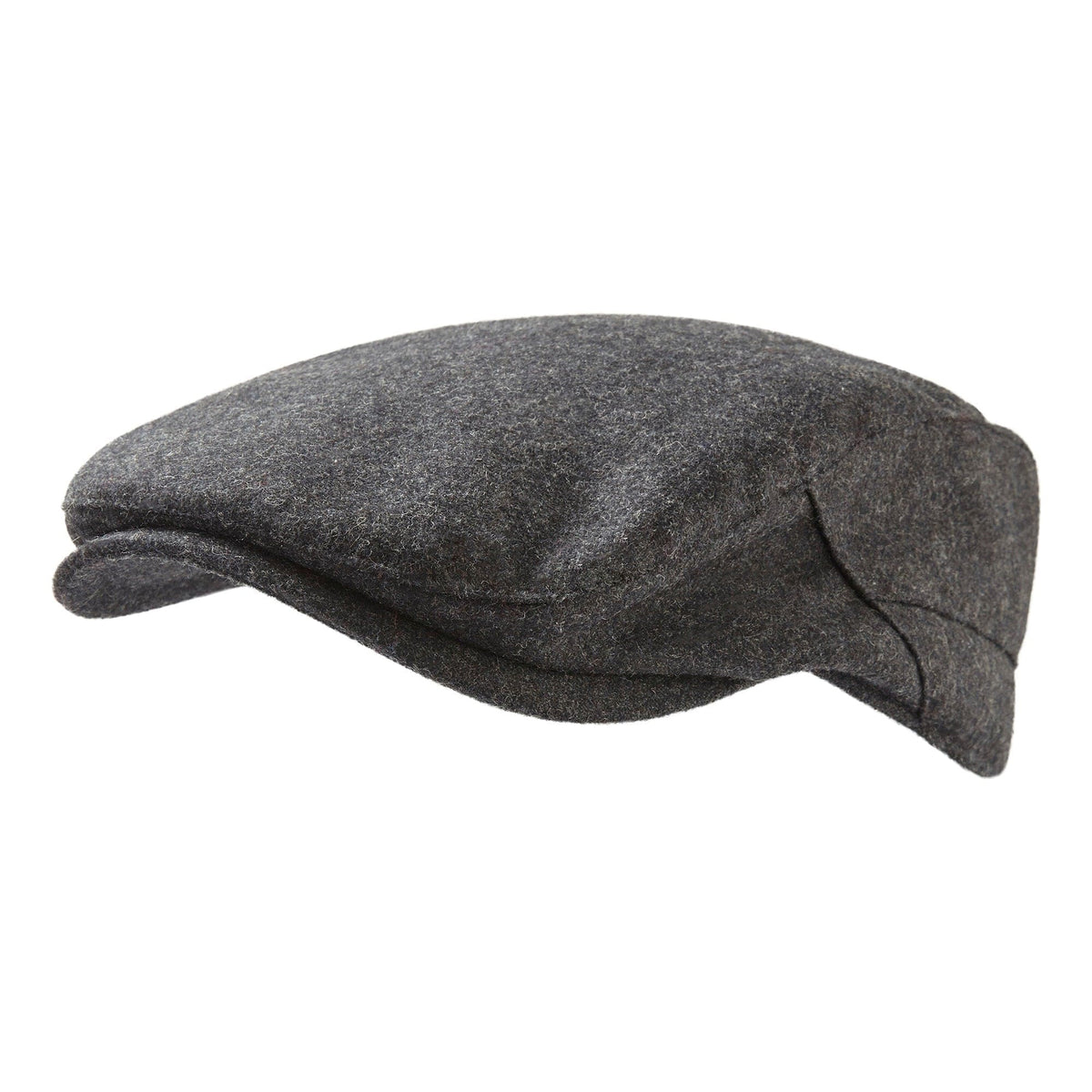 Weighton Knit Flat Cap - Dark Grey Marl - Image 2