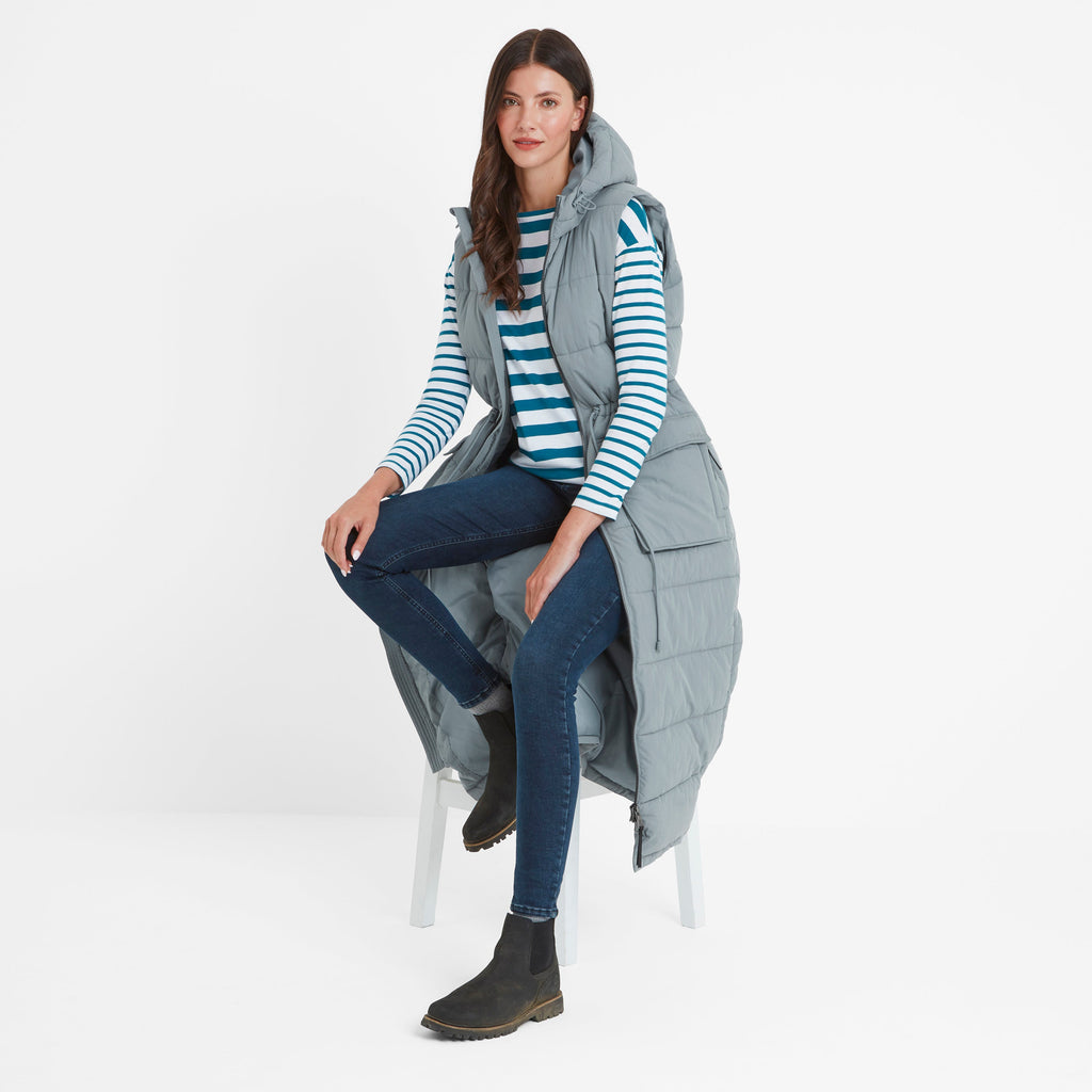 Welham Womens Gilet - Mist Grey - Image 3
