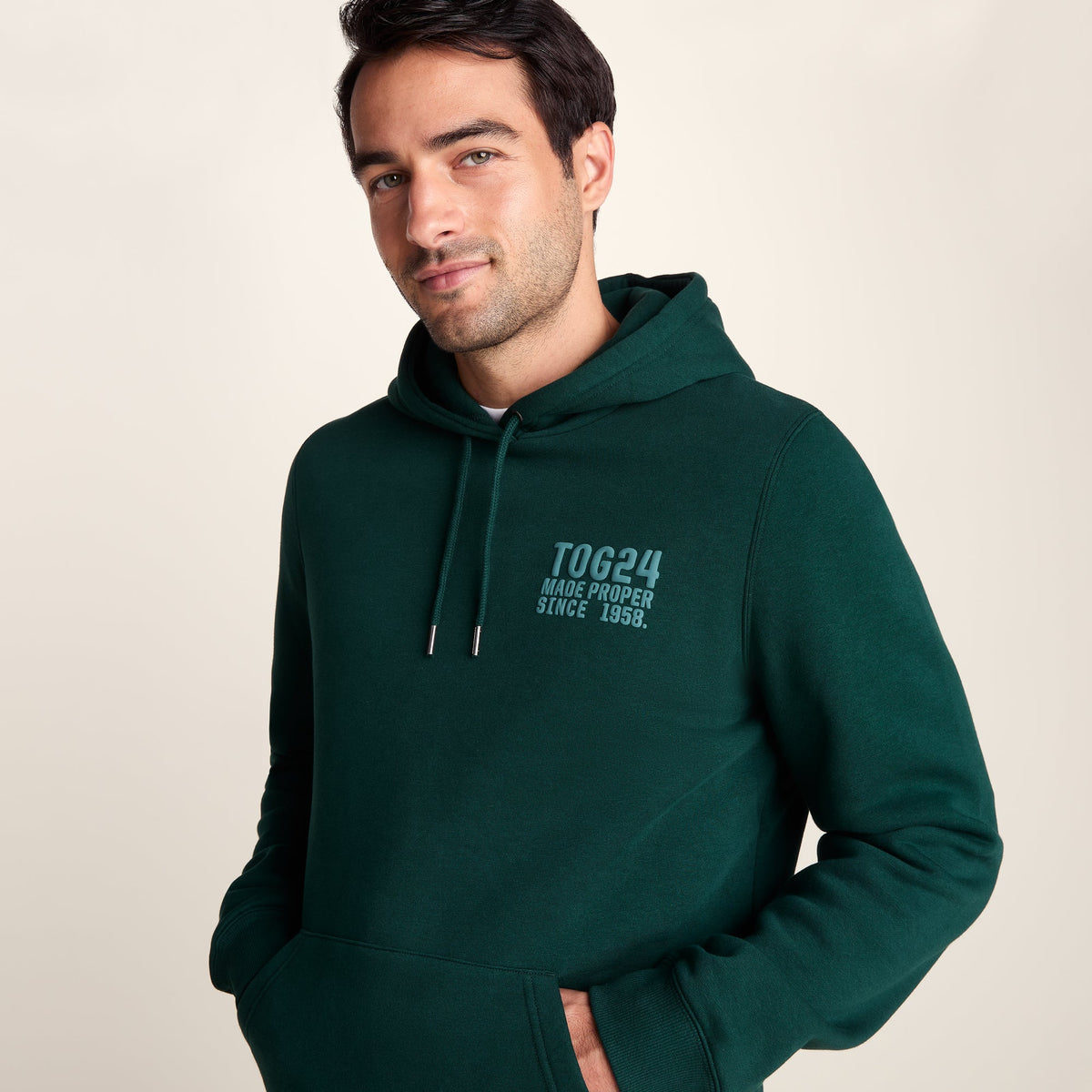 Whalley Mens Supersoft Hoody - Midnight Green - Image 5
