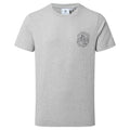 Whitby Mens 100% Cotton Supersoft T-Shirt - Light Grey Marl - Image 5