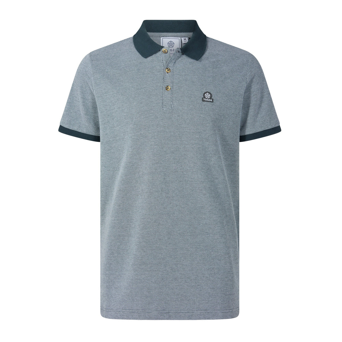 Whitley Mens 100% Cotton Polo Shirt - Deep Teal - Image 6