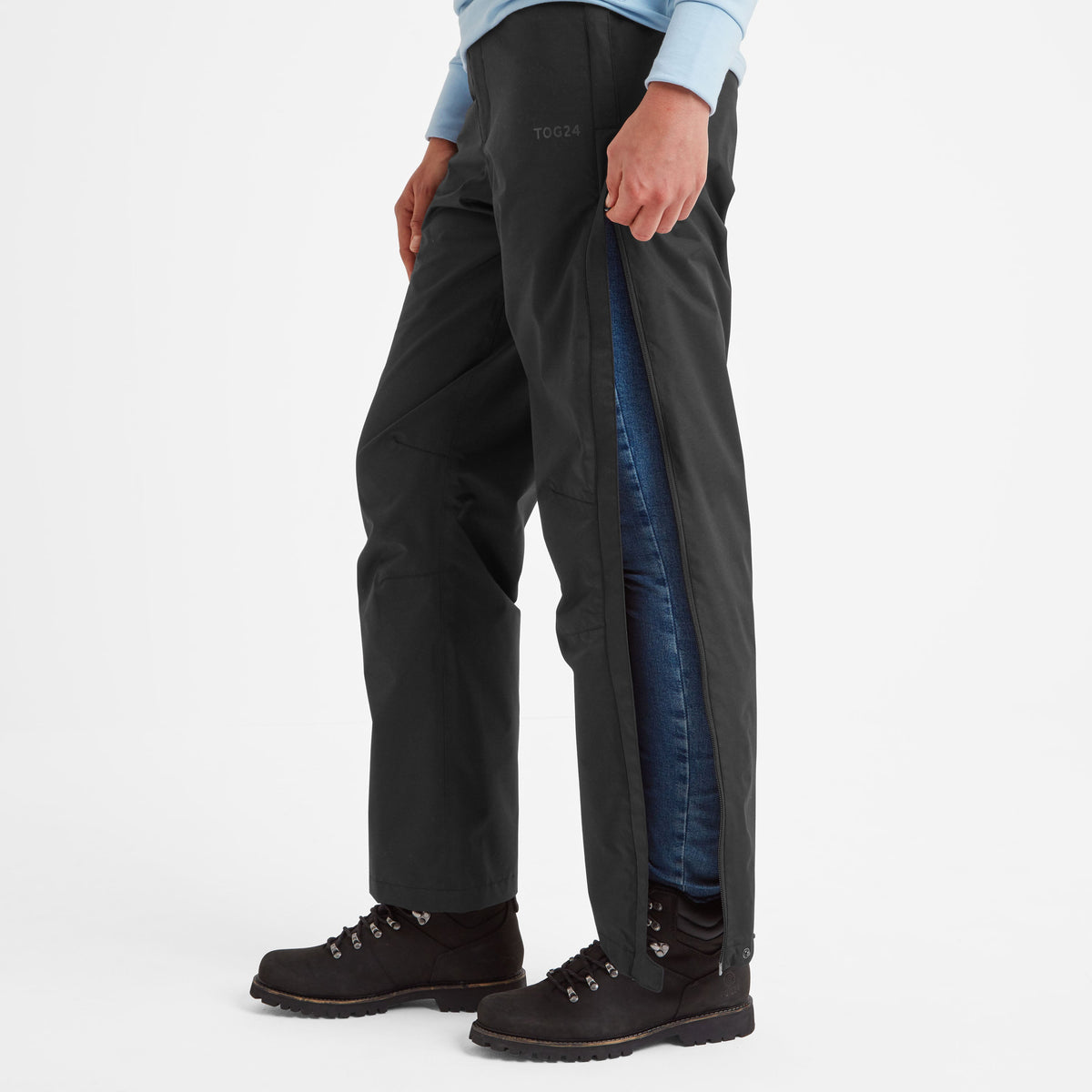 Wigton Womens Waterproof Trousers Short - Black - Image 5