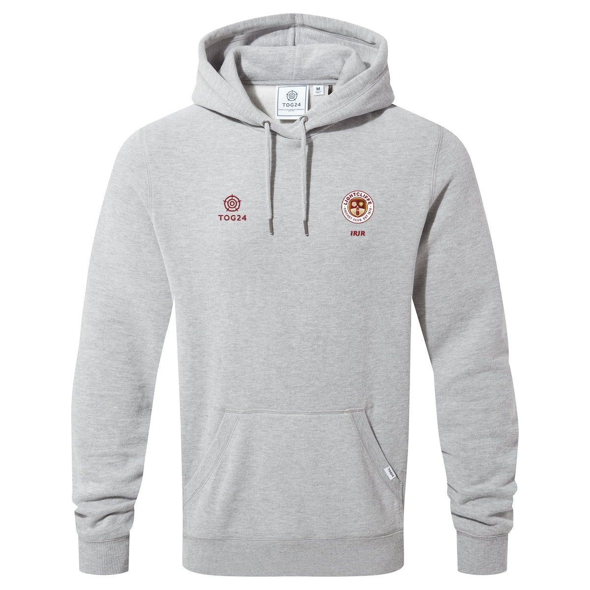 Lightcliffe CC Mens - Wyke Hoody Mid Grey Marl - Image 2