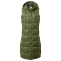 Newall Womens Long Padded Gilet - Khaki - Image 7