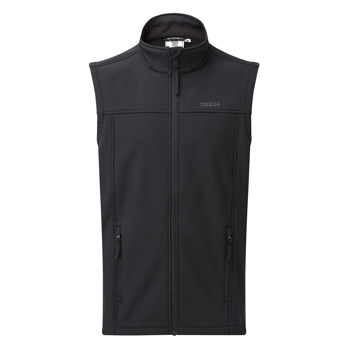 Feizor Mens Shower Resistant Softshell Gilet - Black - Image 5