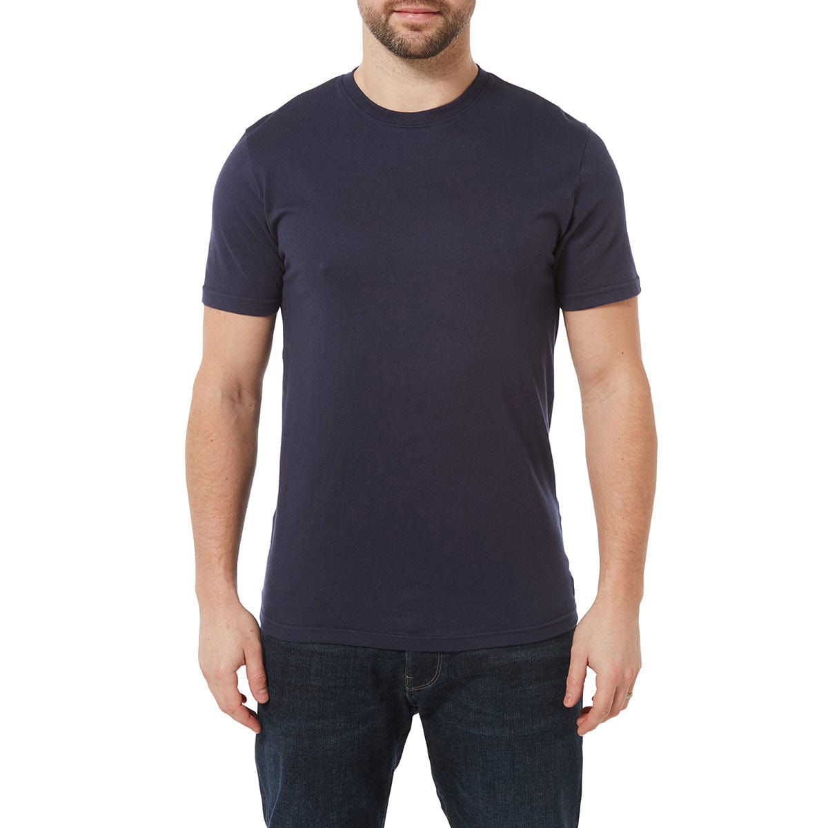 Honley Mens T-Shirt - Navy - Image 2