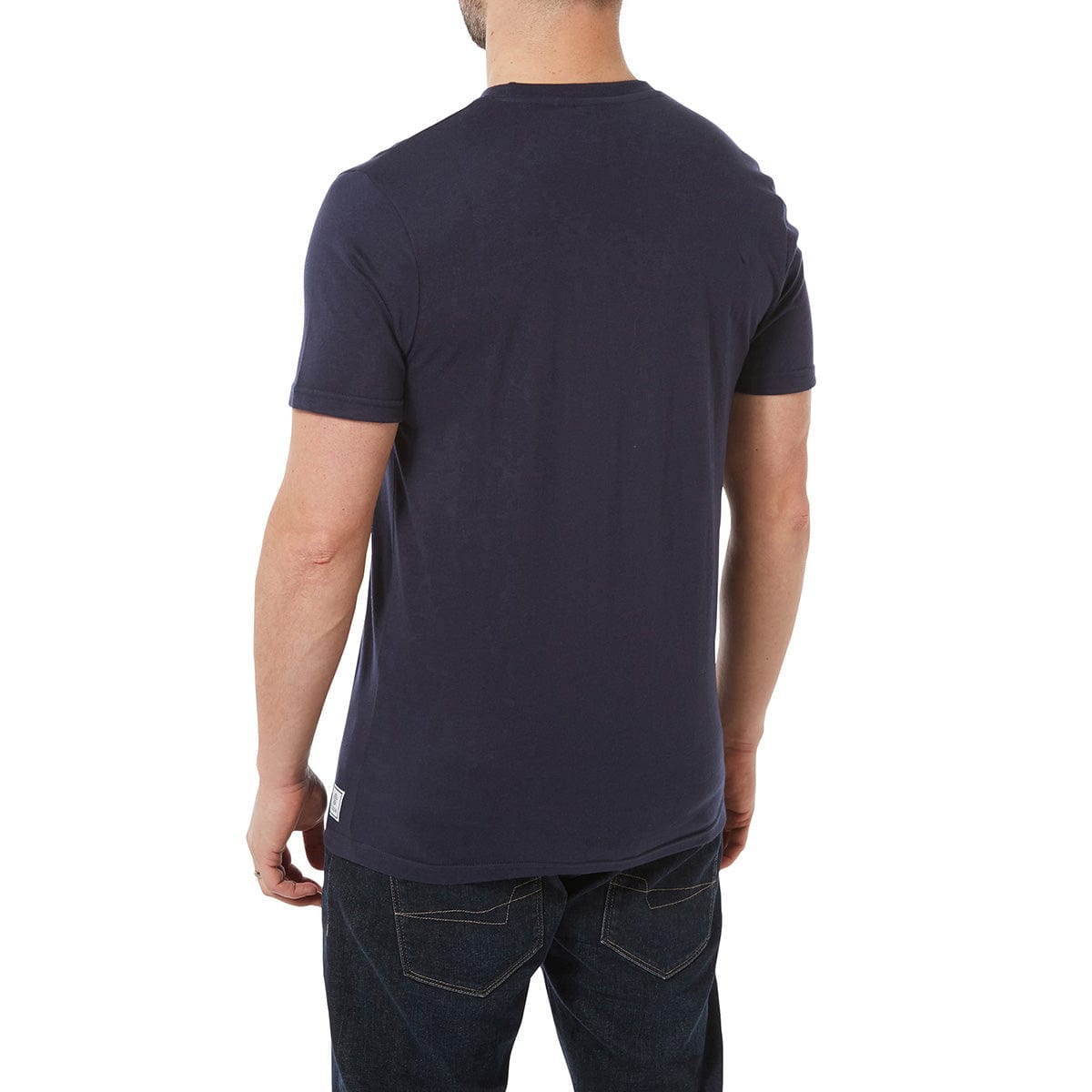 Honley Mens T-Shirt - Navy - Image 3