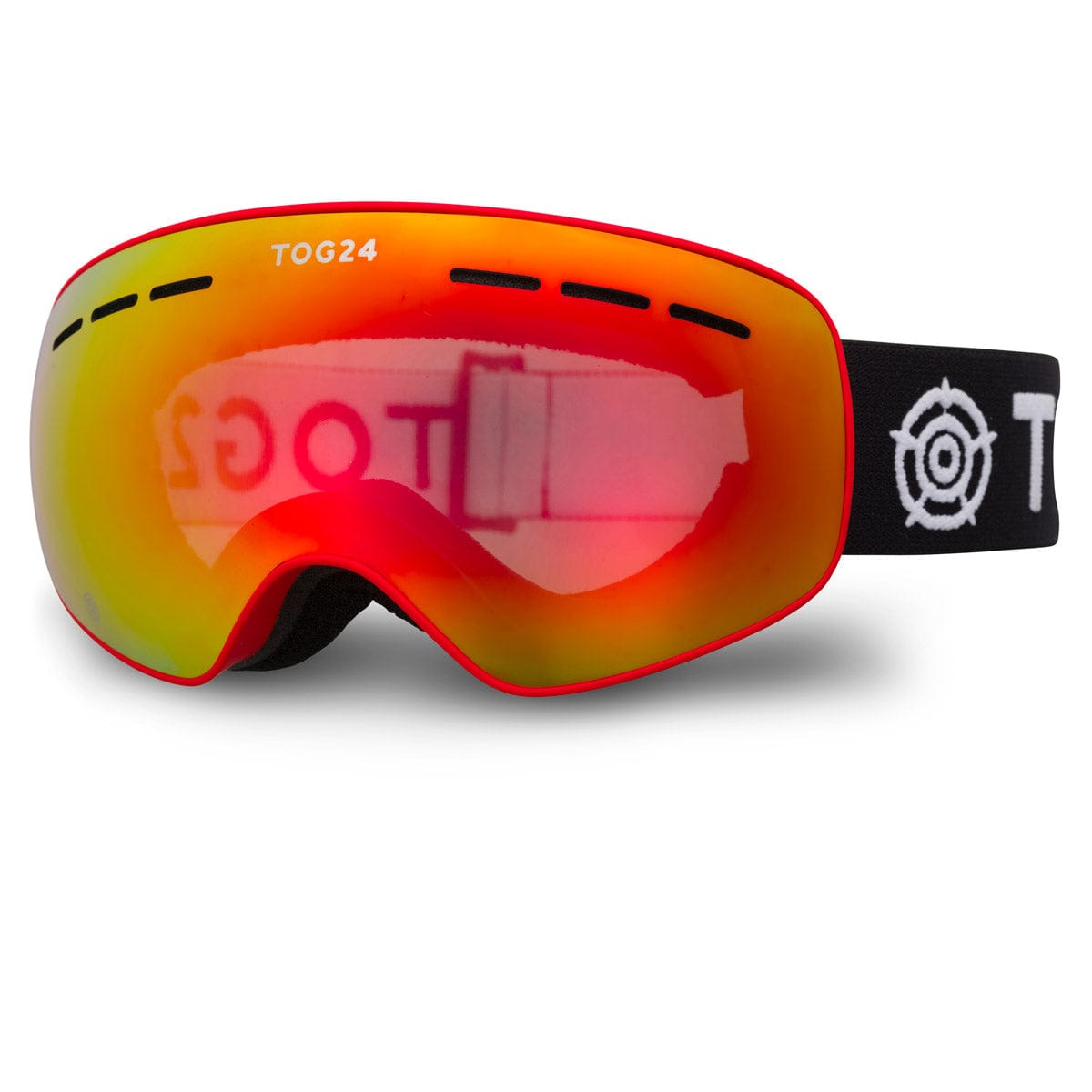 St Moritz Cat 2 Lens Goggles - Matt Red - Image 4