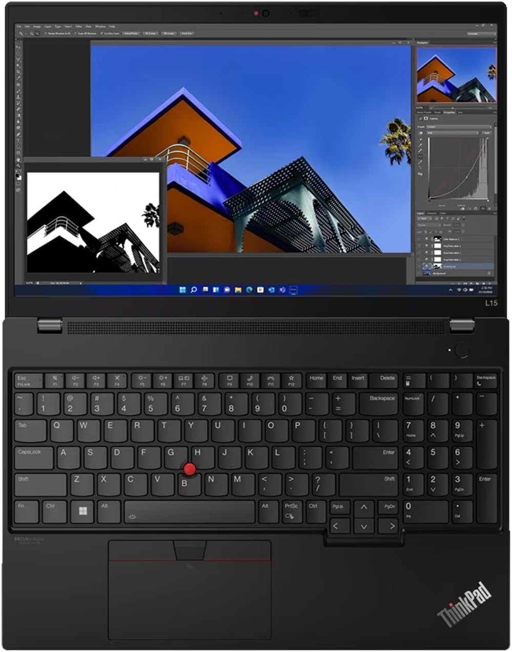 Lenovo ThinkPad L15 Gen 3 – 15.6" FHD – Intel Core i3-1215U – 8GB RAM – 256GB SSD – Black – 21C4-S2FU00 - Image 3