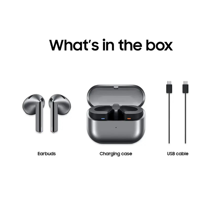 Samsung Galaxy Buds3 - Silver - SM-R530NZAAXAR - Image 3