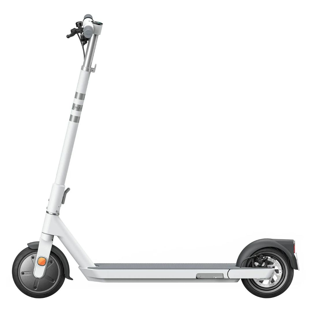 OKAI - Neon II Electric Scooter w/ 25 Miles Operating Range & 15.5 mph Max Speed - White - ES20-WHITE - Image 7