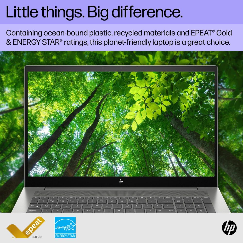 HP Envy - FHD Touch - i7 13700H - 12GB RAM - 1TB SSD - Silver - Image 6