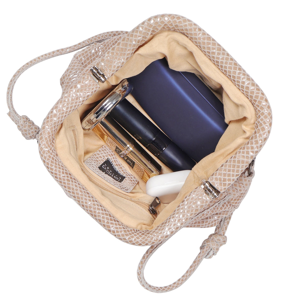 Foil Layla Leather Crossbody Bag - Image 2