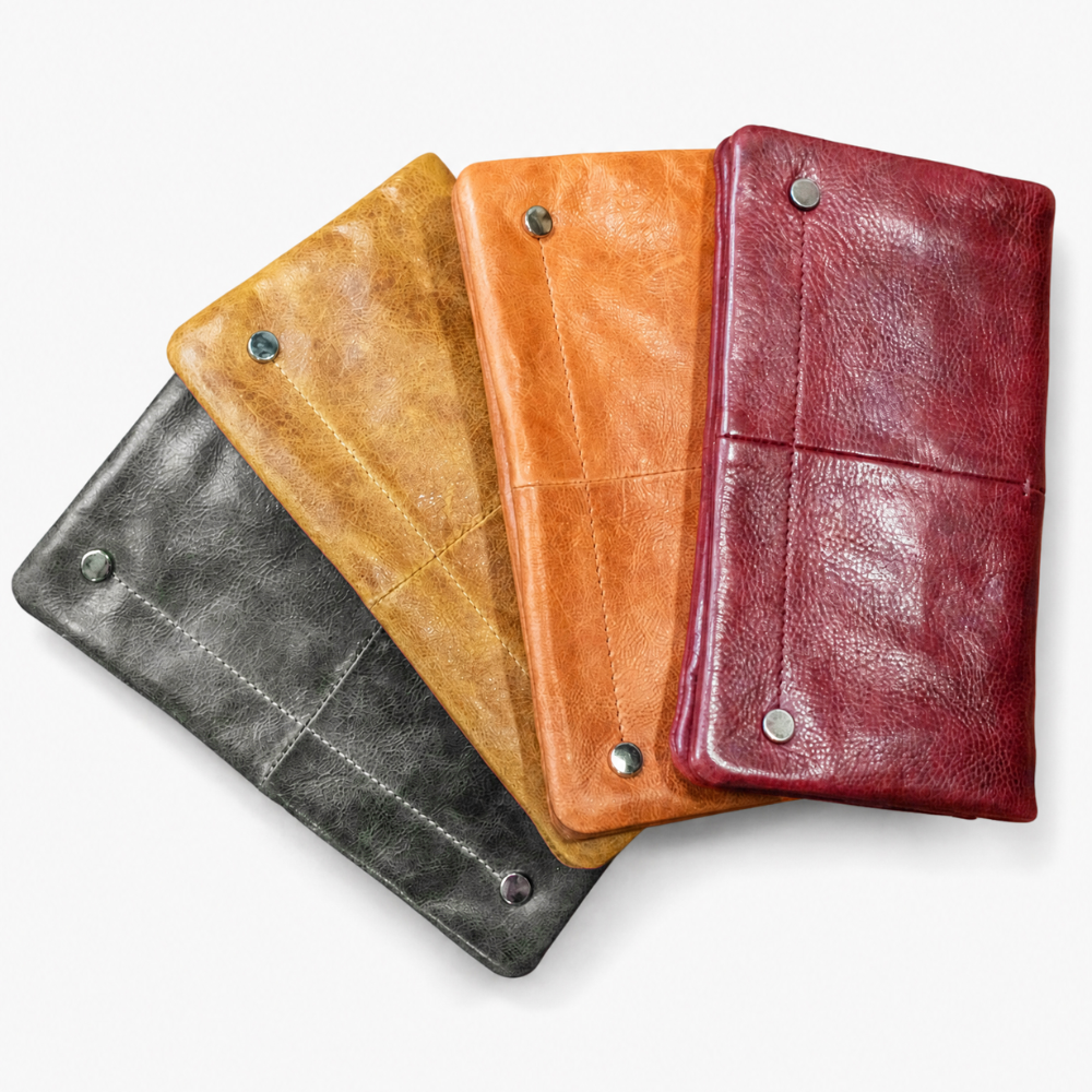 Terry Crackled Napa Leather Wallet - Image 32