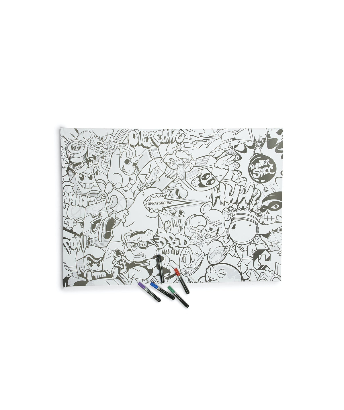 Sprayground Huge Coloring Poster 39"x27" & Markers Included - Image 4