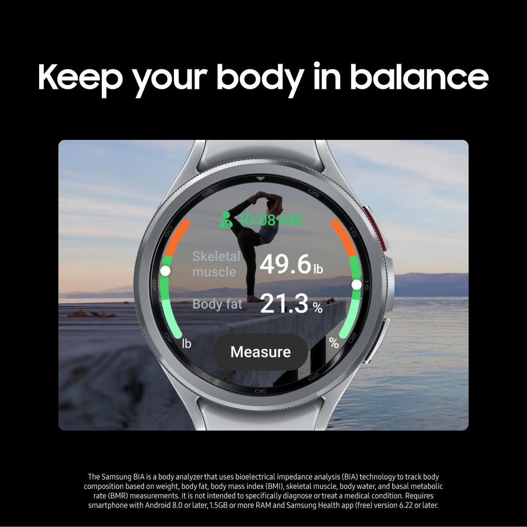 Samsung - Galaxy Watch6 Classic Stainless Steel Smartwatch 43mm LTE - Silver - SM-R955UZSAXAA - Image 5