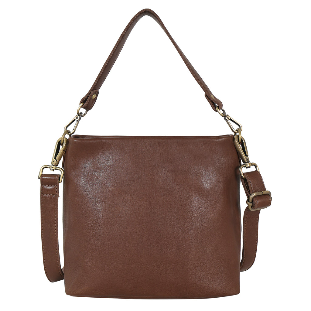 Tabor Milled Leather Crossbody Bag - Image 2
