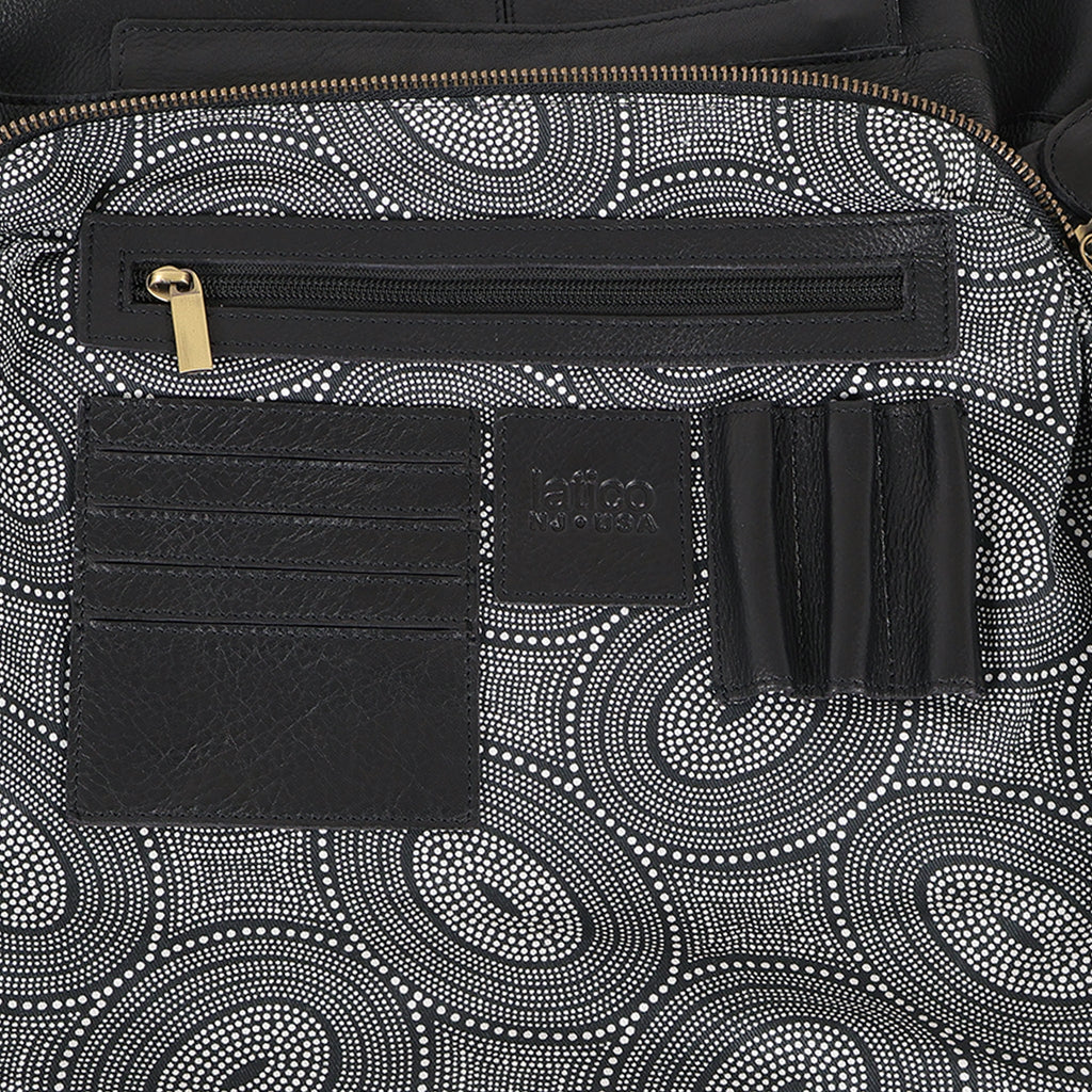 Avery Milled Leather Crossbody Bag - Image 10