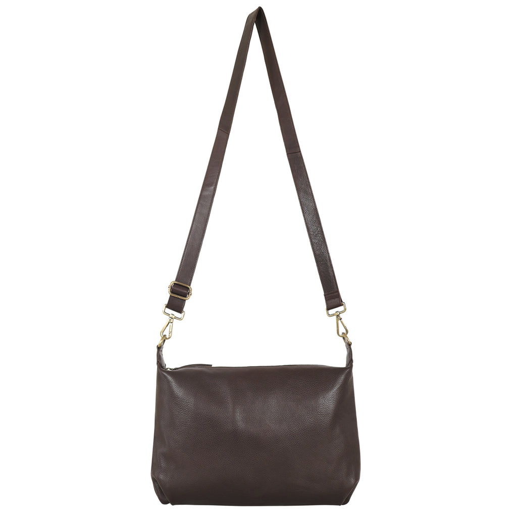 Avery Milled Leather Crossbody Bag - Image 13