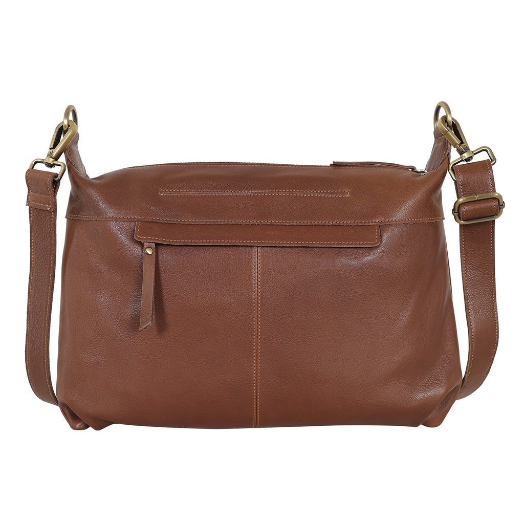 Avery Milled Leather Crossbody Bag - Image 16