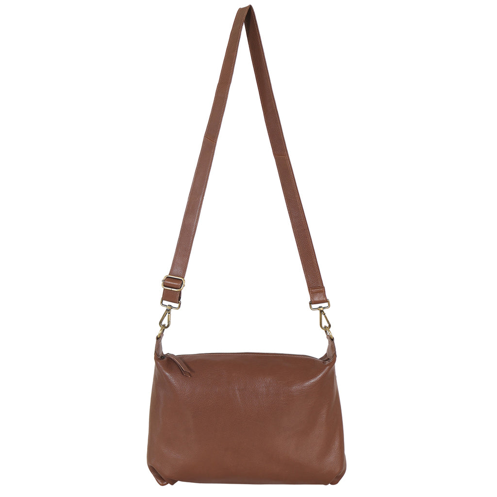 Avery Milled Leather Crossbody Bag - Image 20