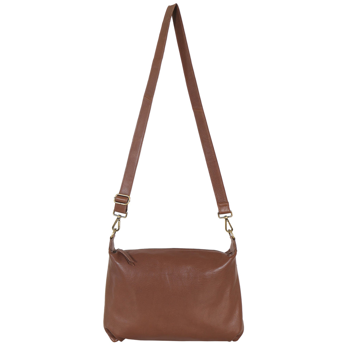 Avery Milled Leather Crossbody Bag - Image 20