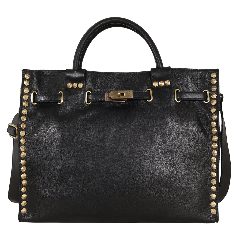 Mare Milled Leather Crossbody Bag