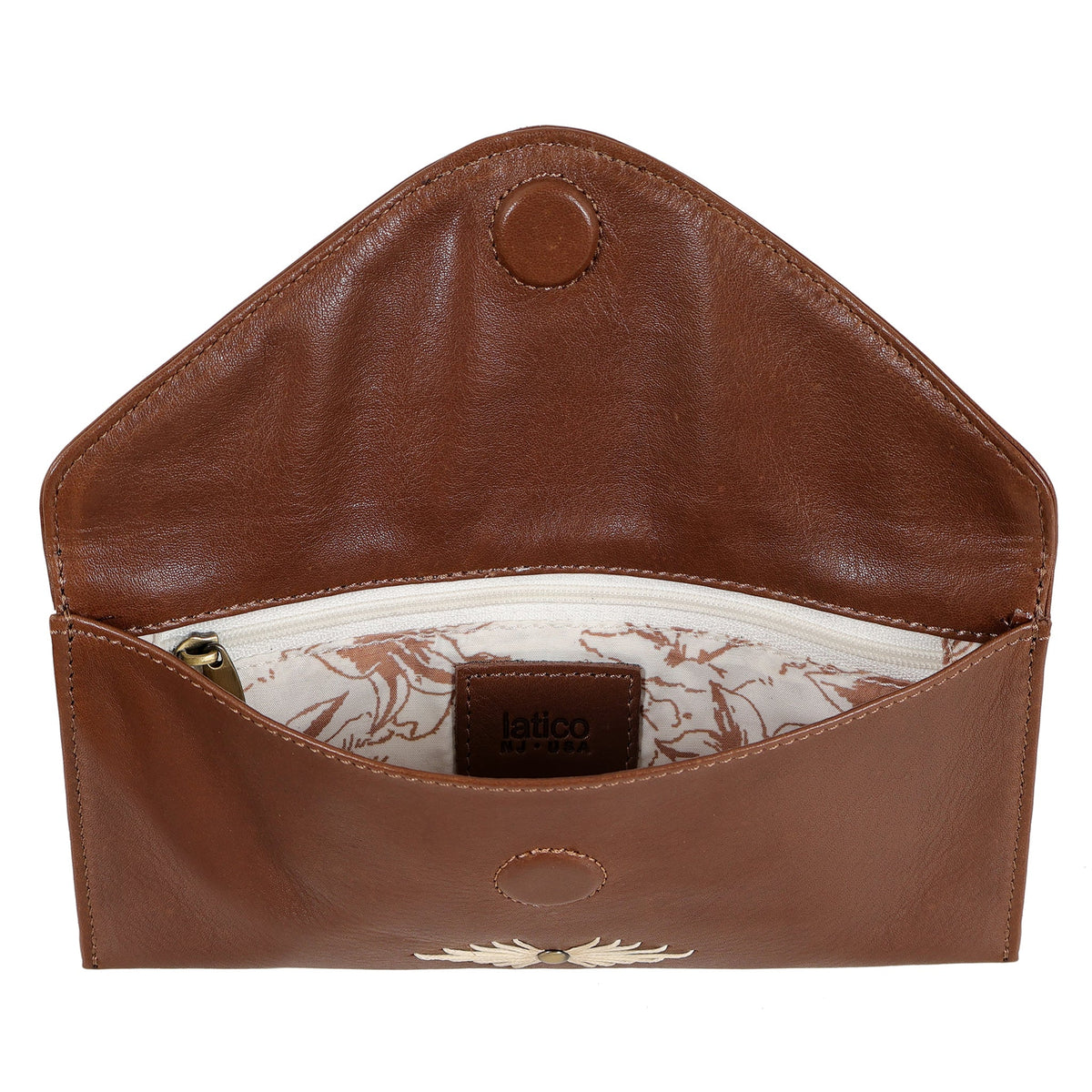Ynez Milled Leather Wallet - Image 8