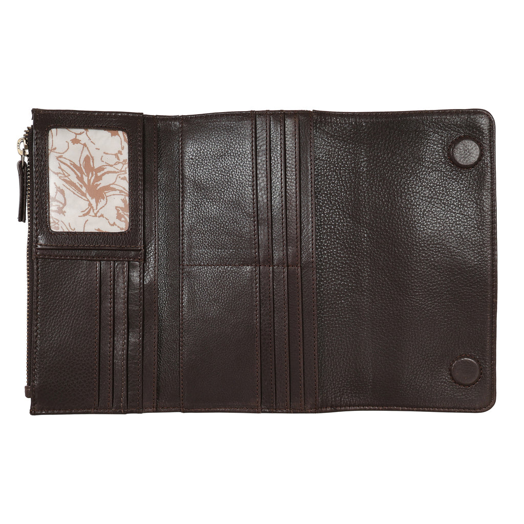 Barb Milled Leather Wallet - Image 3
