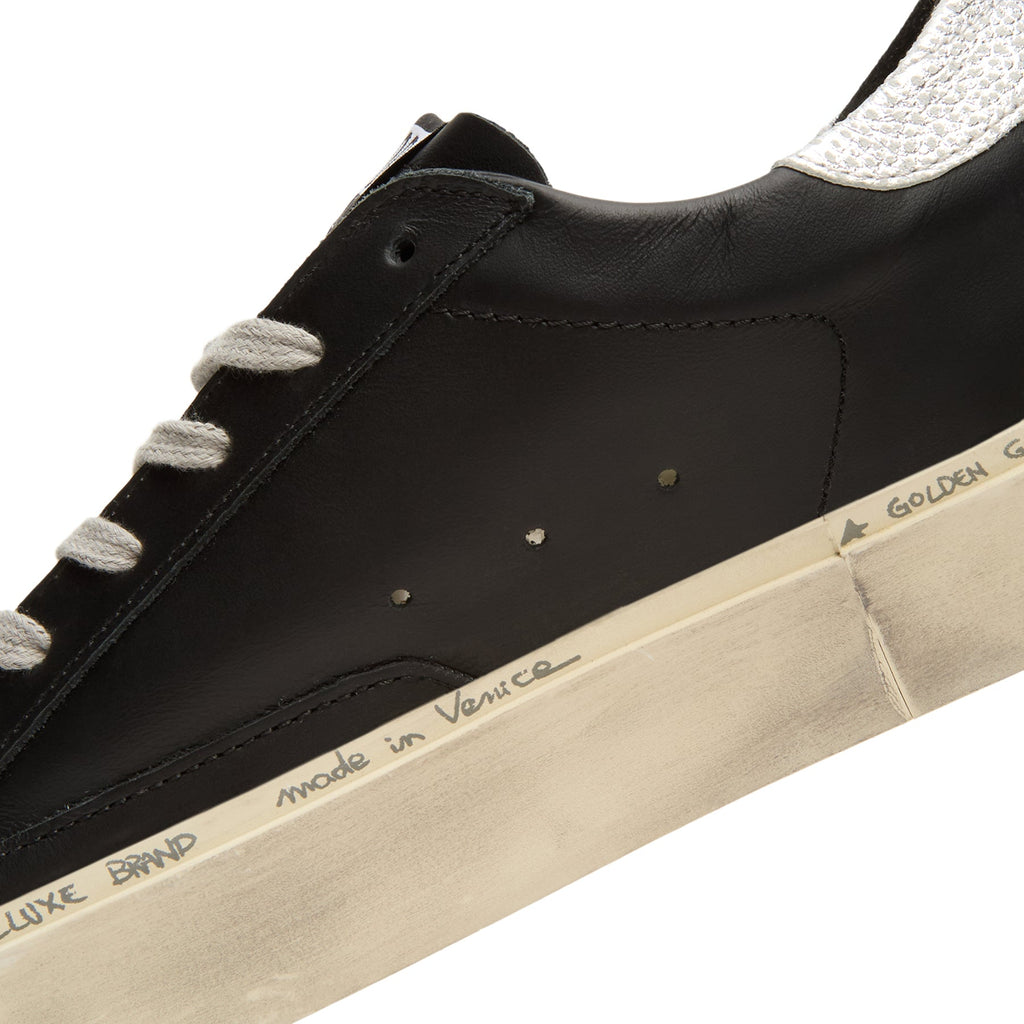 Golden Goose Hi Star Leather Upper Laminated Star (Black/Silver) - Image 8