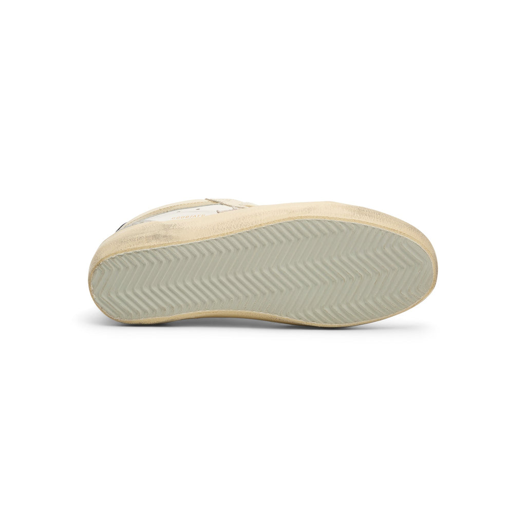 Golden Goose Mid Star Leather Upper And Heel (White/Ivory/Light Lilac/Light Grey/Gold/Black) - Image 5