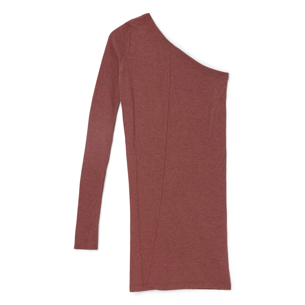 Rick Owens Ziggy Mini Dress (Rosewood) - Image 2