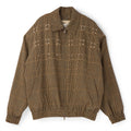 Golden Goose Wool Bomber Jacket (Brown/Beige)