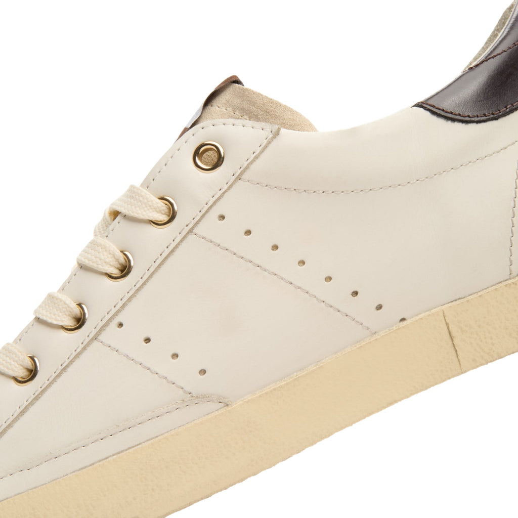 Golden Goose Super-Star Leather Upper Star And Heel (White/Coffee Brown/Seedpearl) - Image 8