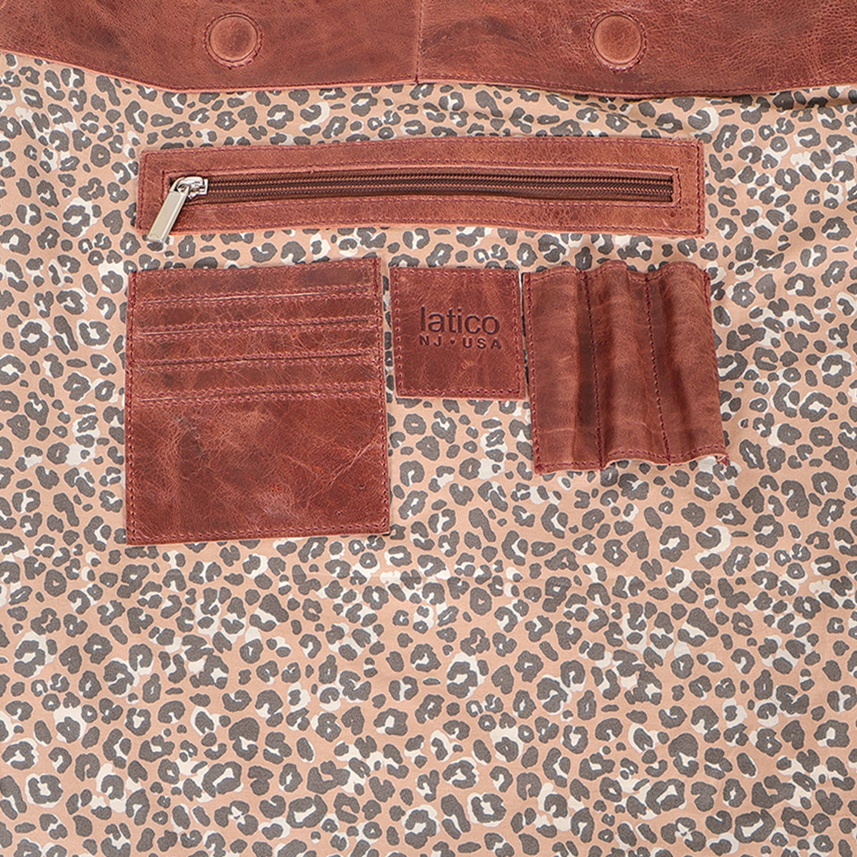 Simone Lg Leather Shoulder Bag - Image 7
