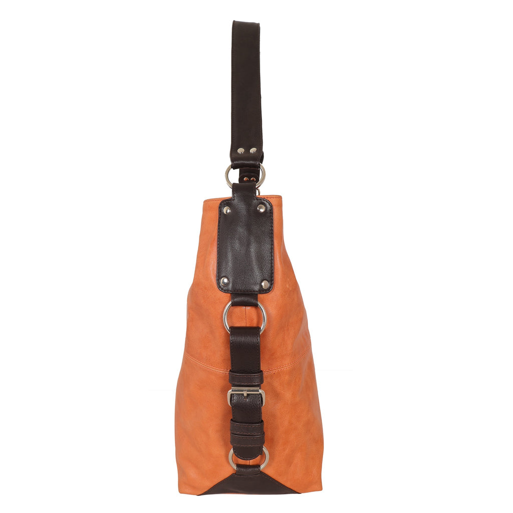 Simone Lg Leather Shoulder Bag - Image 12