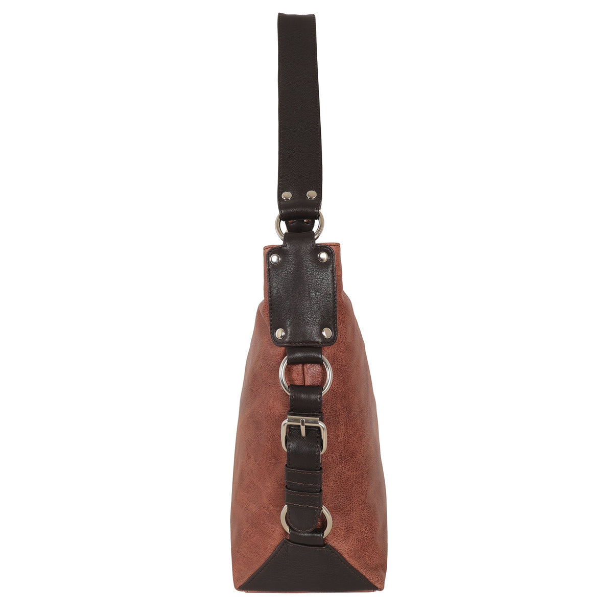 Simone Md Leather Shoulder Bag - Image 4