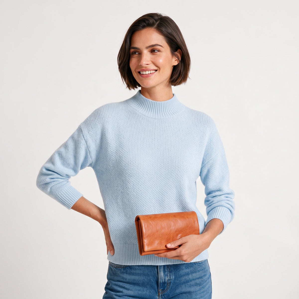 Eloise Crackled Napa Leather Wallet - Image 23