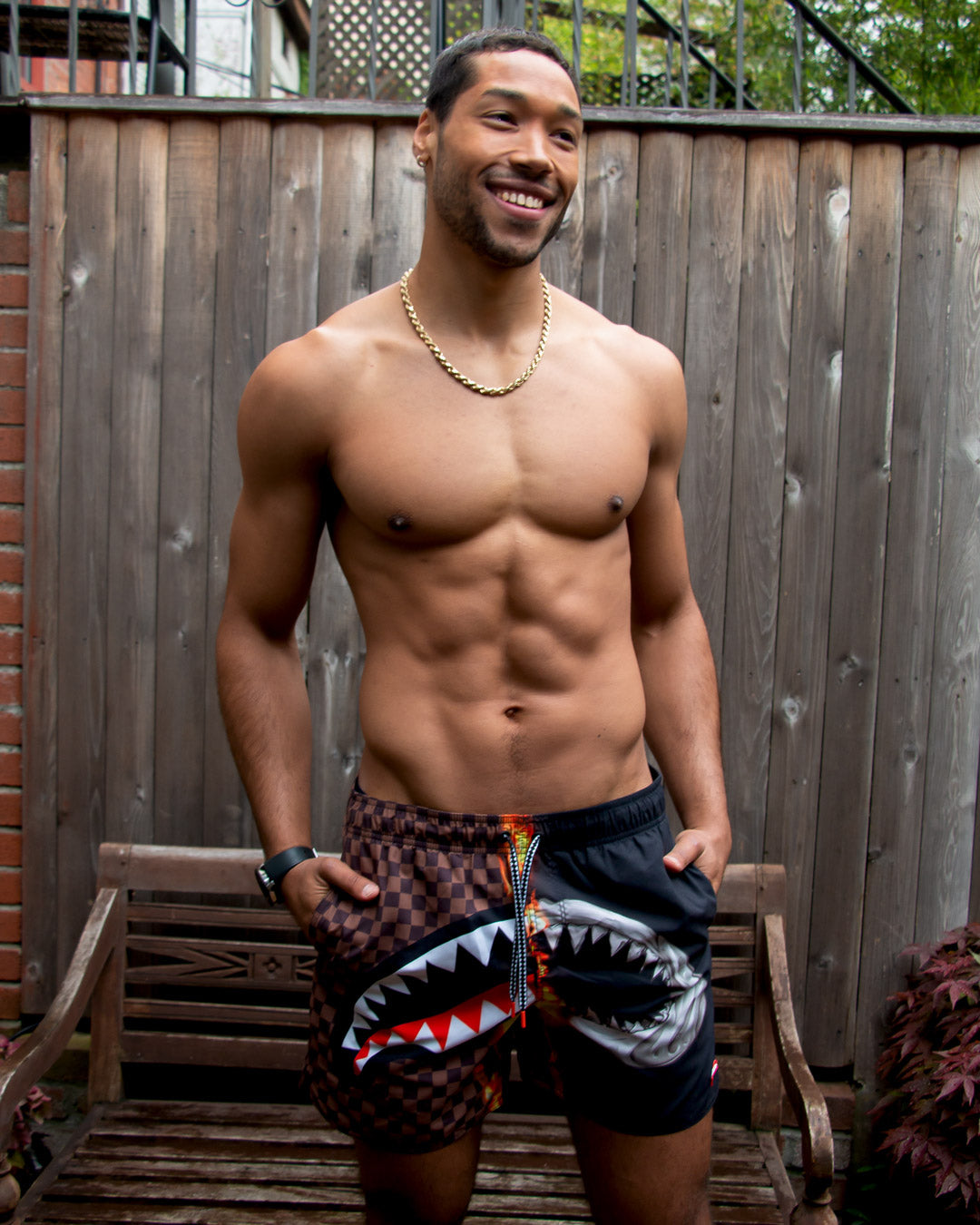 Sharks in Paris Unstoppable Swim Trunks - Image 6