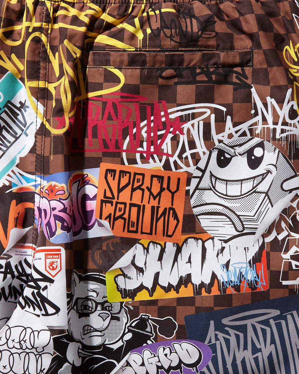 Sharks in Paris Jetski Swim Trunks - Image 7